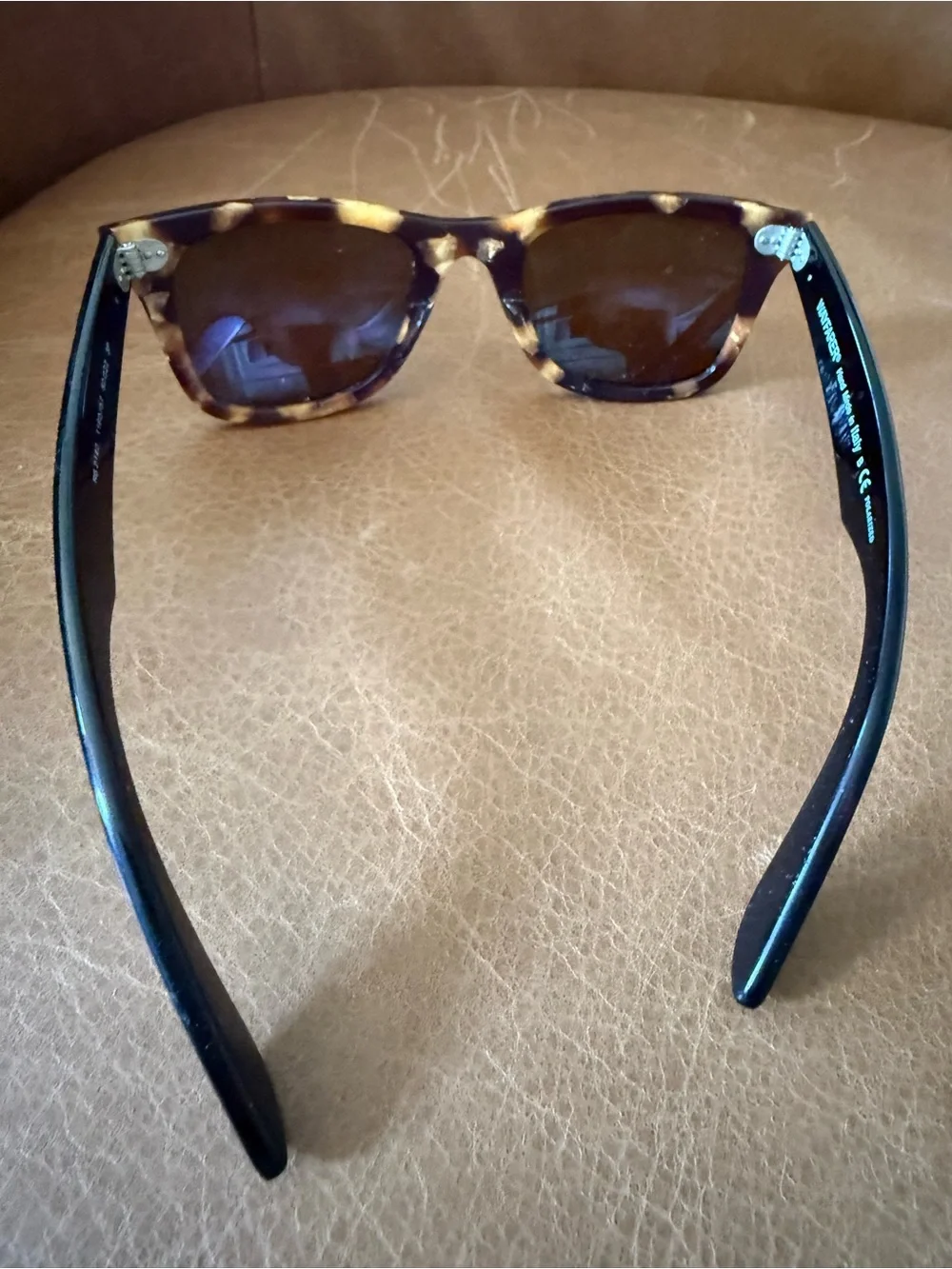 Ray-Ban Tortoise  Sunglasses and Pouch